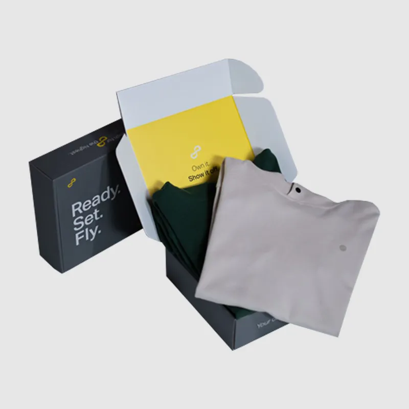 Premium apparel boxes for t-shirts, hoodies, and accessories