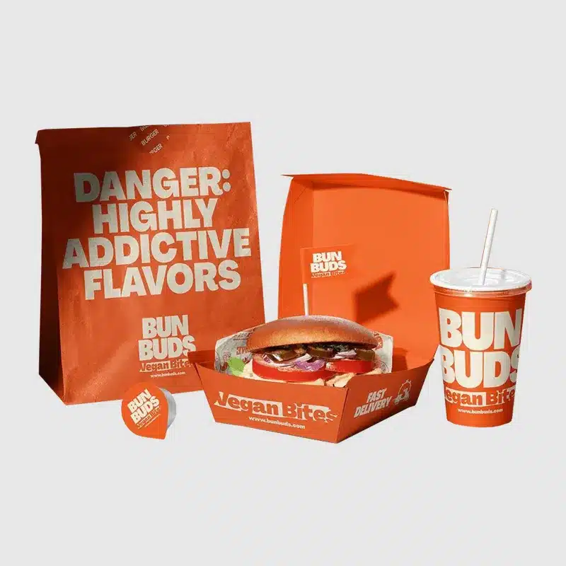 Printed and eco-friendly food packaging boxes for restaurants and cafes