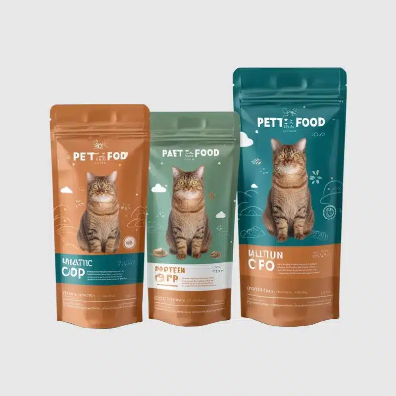 High-quality custom pet food packaging designed for brand visibility and protection