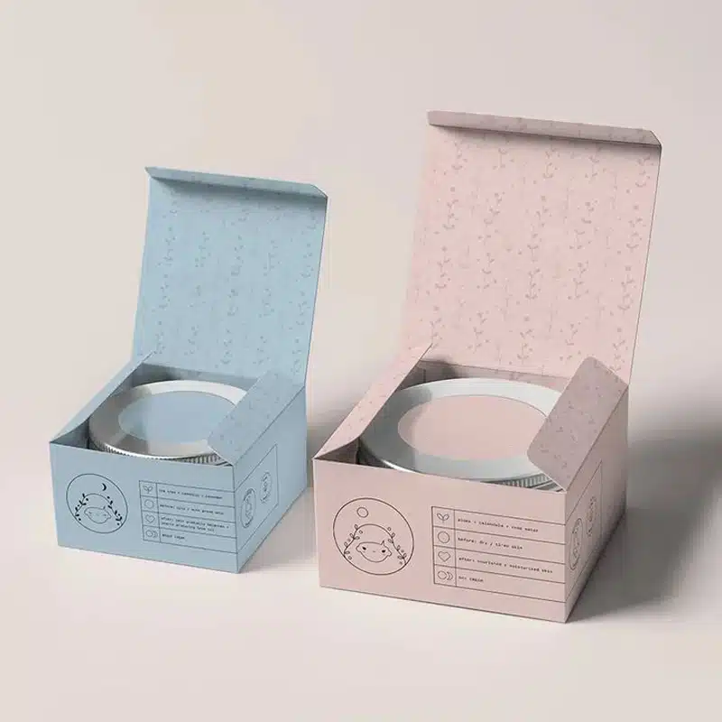 Custom printed lotion cream boxes wholesale for skincare brands